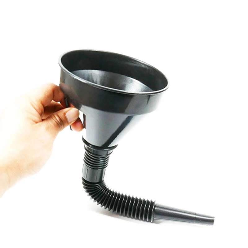 Engine Refueling Funnel With Filter For Car Motorcycle Truck Oil Gasoline Filling Strainer Extension Pipe Hose Funnels Tool