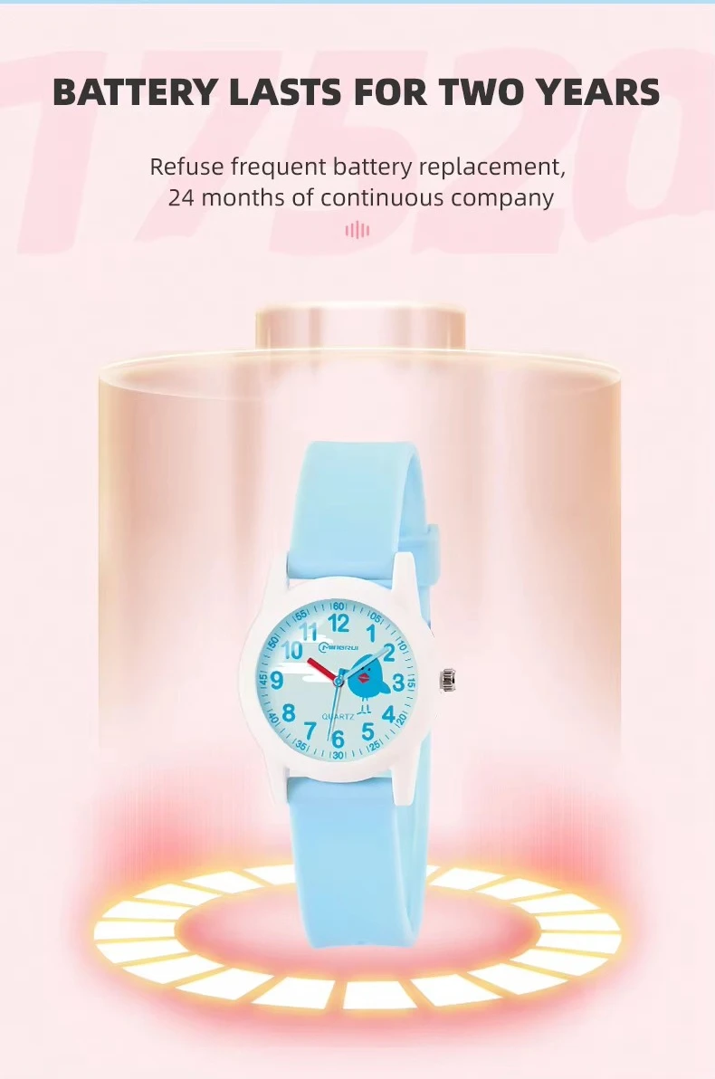 جديد بنين بنات ساعة 30 متر مقاوم للماء كوارتز ساعة أطفال أزرق وردي رقمي للأطفال ساعات رياضية ساعات منبه هدايا