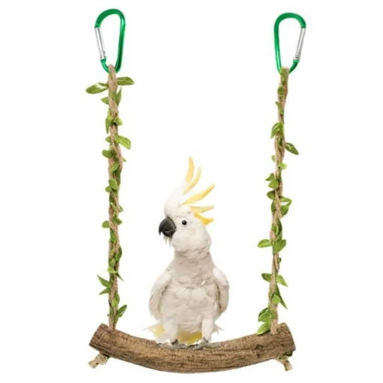 

Bird Cage Supplies Parrot Swing Station Pole Station Stick Tree Station Frame Pearl Wenniao Climbing Ring Pet Decoration