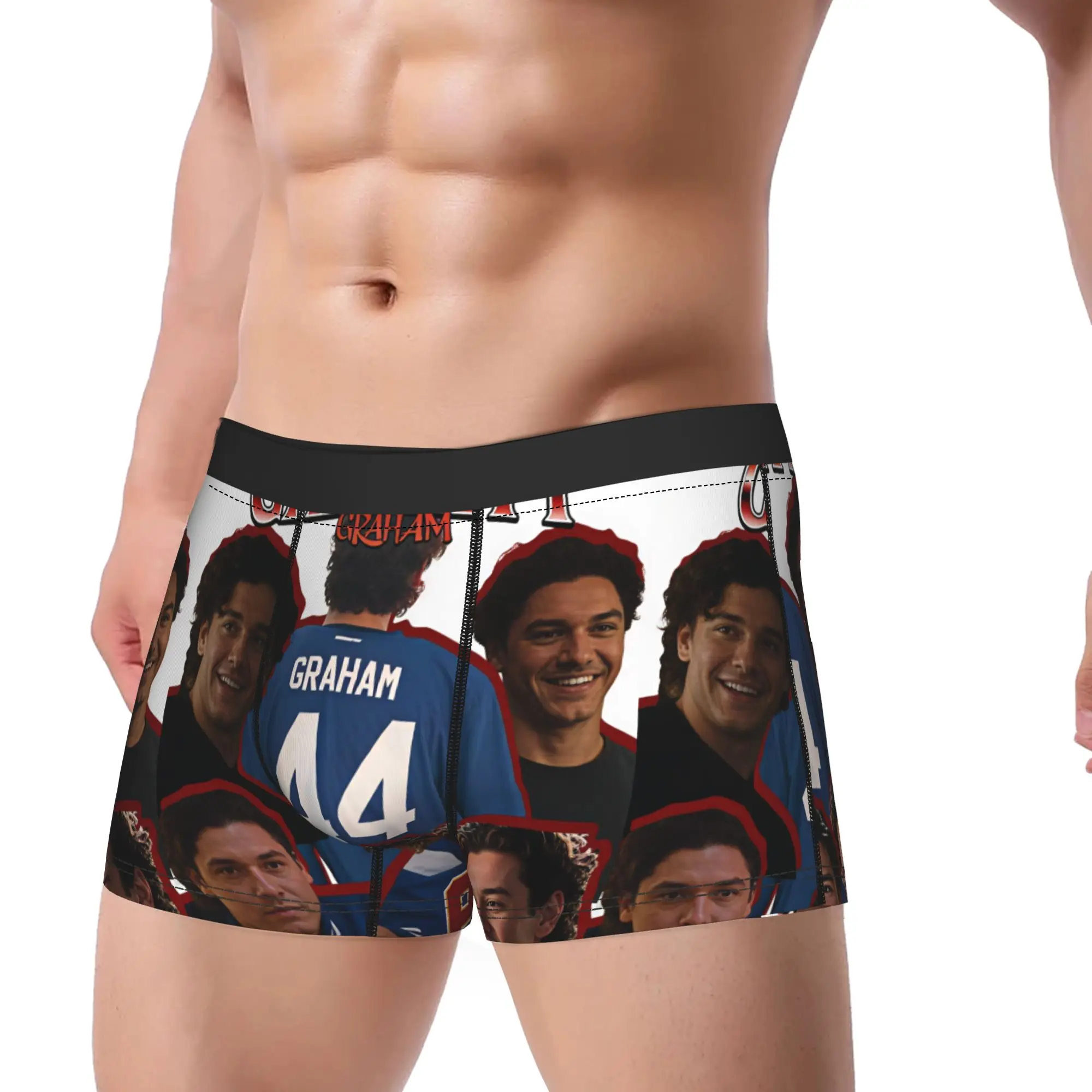Garrett Graham 44 Underwear Off Campus Males Underpants Custom DIY Funny Trunk Hot Sale Boxer Brief Plus Size