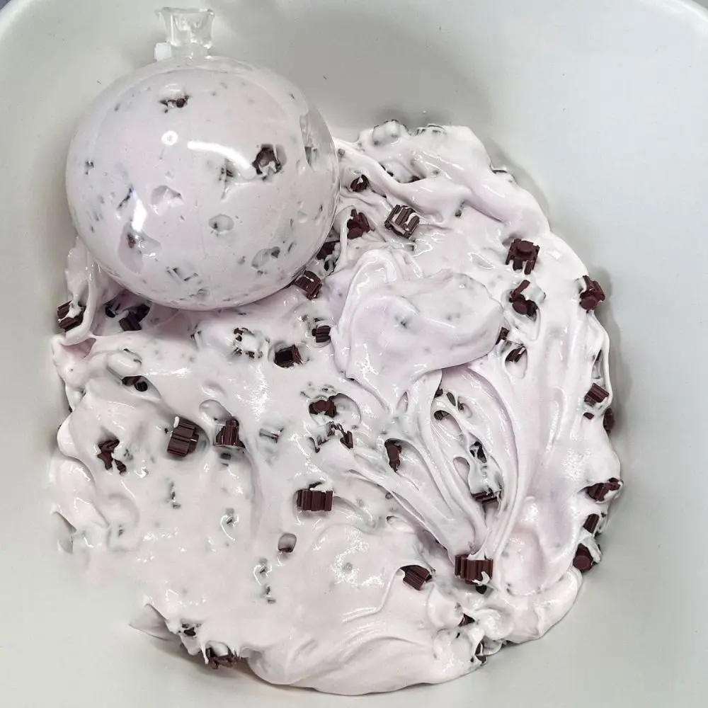 Bola hecha a mano realista para aliviar el pellizco fresco moldeable para apretar con sensación de mantequilla divertida