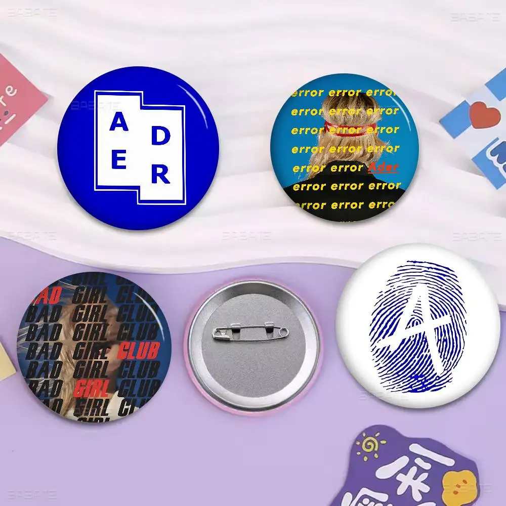 Popular A-Adererror Street LOGO 58mm Cute Series Pins Funny Badge Interesting Cartoon Animals Brooches Backpack