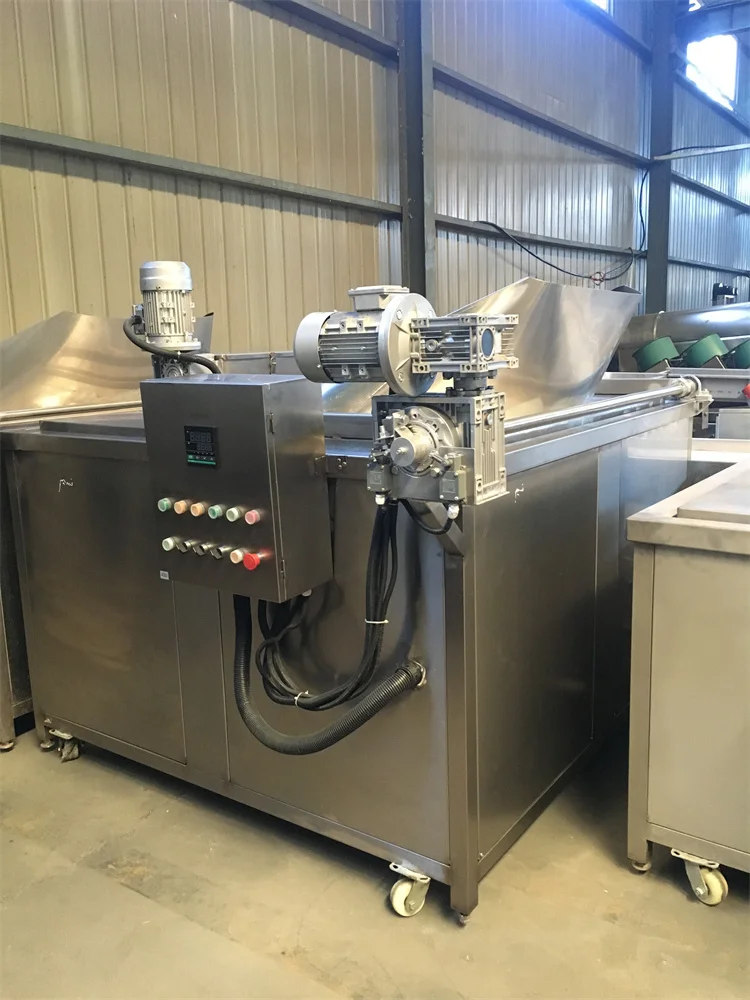 Okrągła doniczka maszyna do smażenia ziemniaków 1000mm automatyczna maszyna do smażenia chipsów