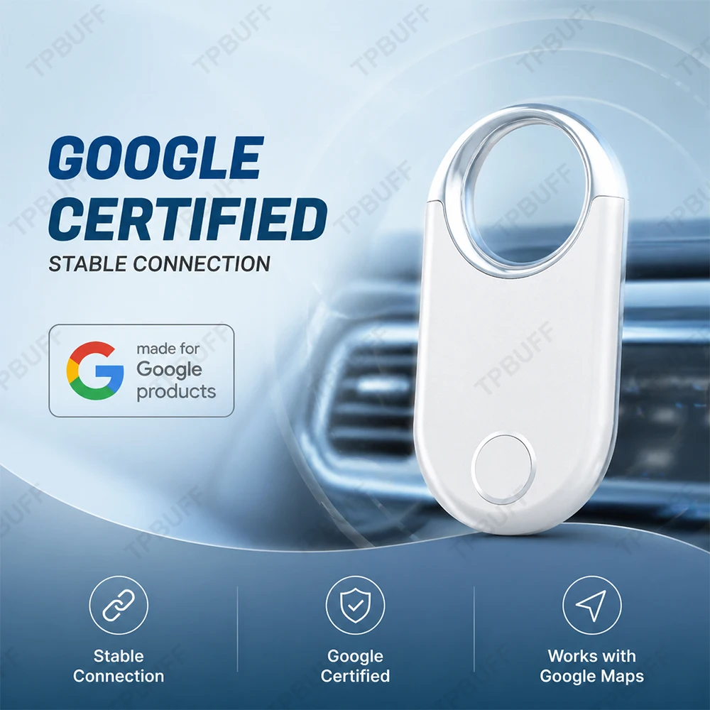 Google Find My GPS-Tracker Android Anti-Verlust-Ortungsgerät GPS-Lokalisierungs-Detektor Smart Tag 2 Gehäuse Sicherheitsschutz Positionierung – Detail 6