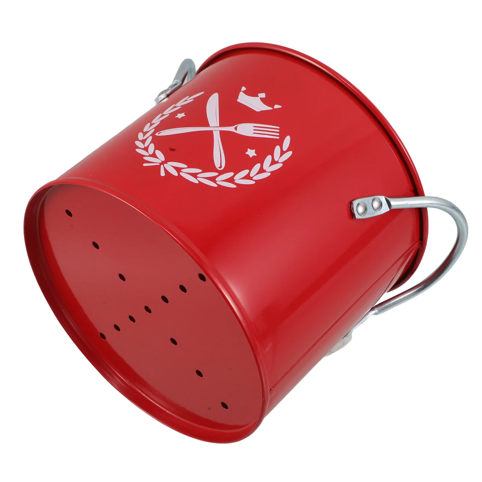 

4 Compartments Kitchen Utensil Caddy, Metal Farmhouse Utensil Organizer With Handles For Cutlery Chopsticks Storage, Countertop