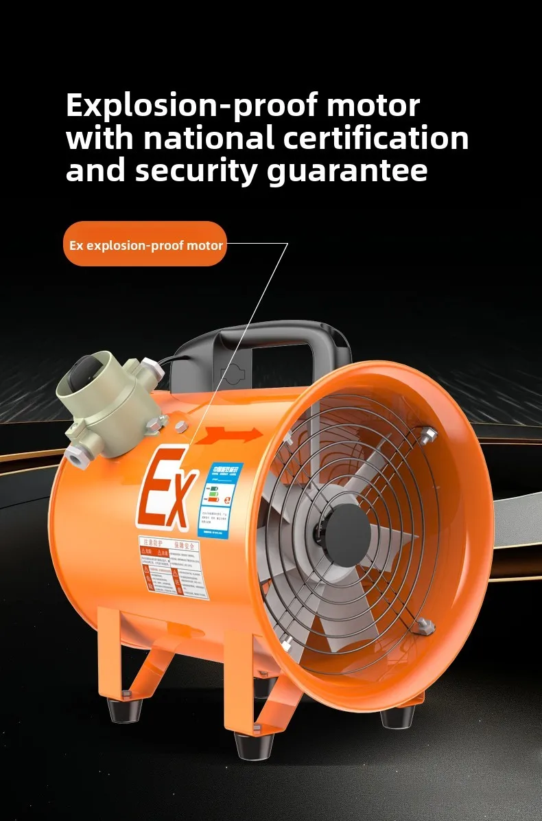 ZML Air Blower Fan Industrial Exhaust Fan Limited Space Ventilation Equipment Small Ventilator view 4