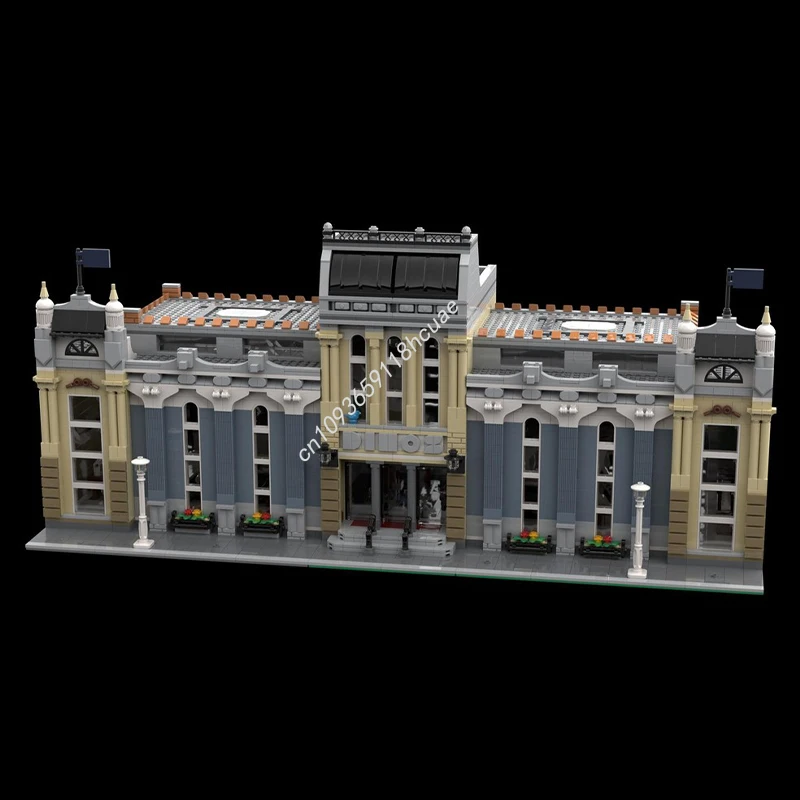 

4137 шт. MOC динозавры выставка альтернативная сборка модульные здания строительные блоки Рождественский подарок креативное выражение DIY