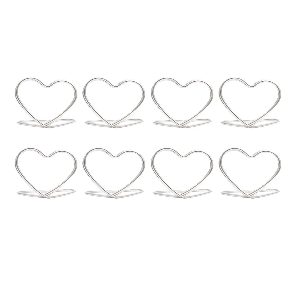 

12pcs Note Holders Stand Holder Photo Clip Menu Place Card Wedding Photo Clip Reusable Office Supplies