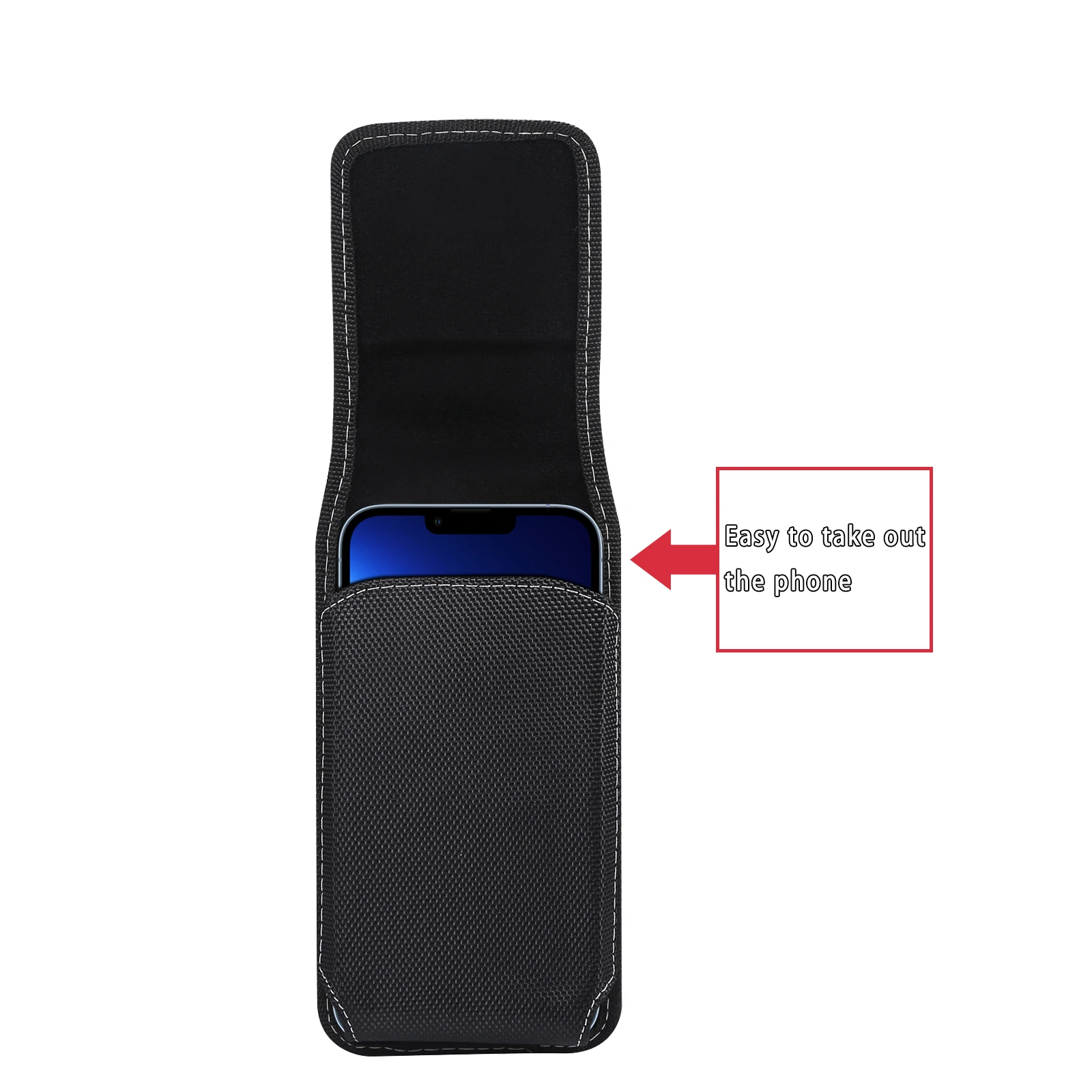 Nylon Belt Clip Phone Case Men Waist Bag For Samsung Galaxy A15 A25 A35 A55 A13 A23 A33 5G A12 A22 A32 A52 A72 A51 Holster Pouch