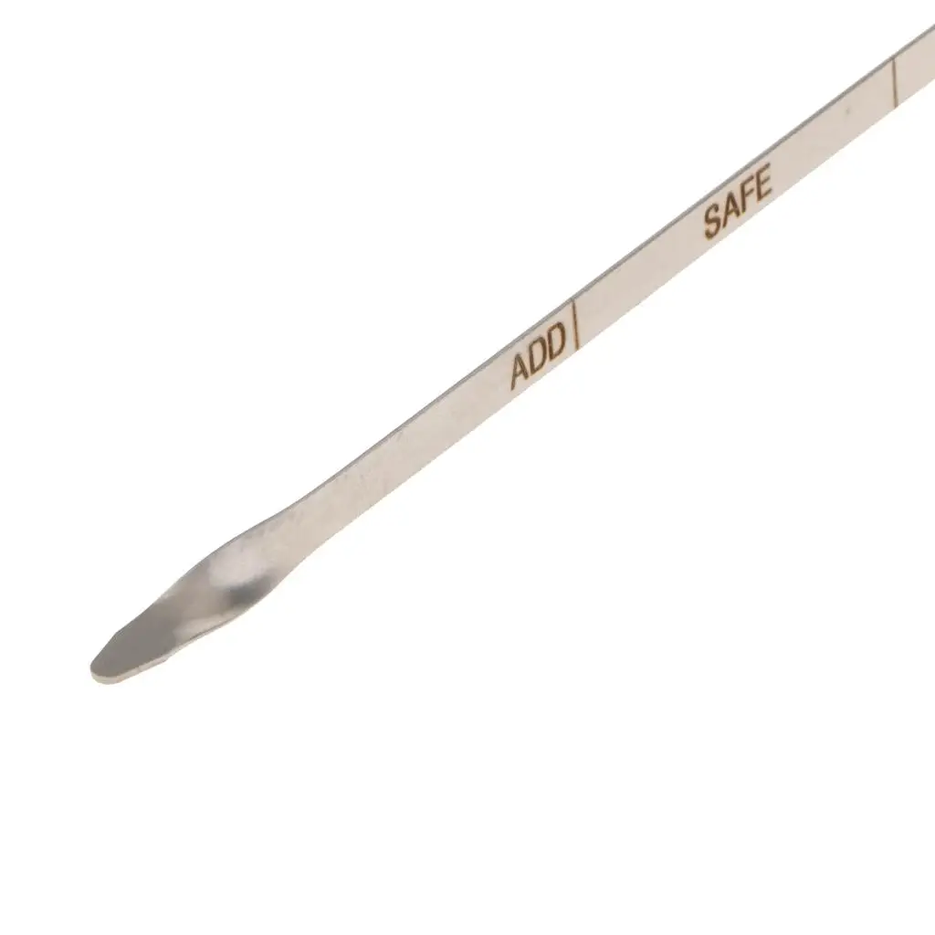 Engine Oil Motor Dipstick Tool Lightweight Plastic Steel Fluid Level Gauge for Universal Auto Maintenance