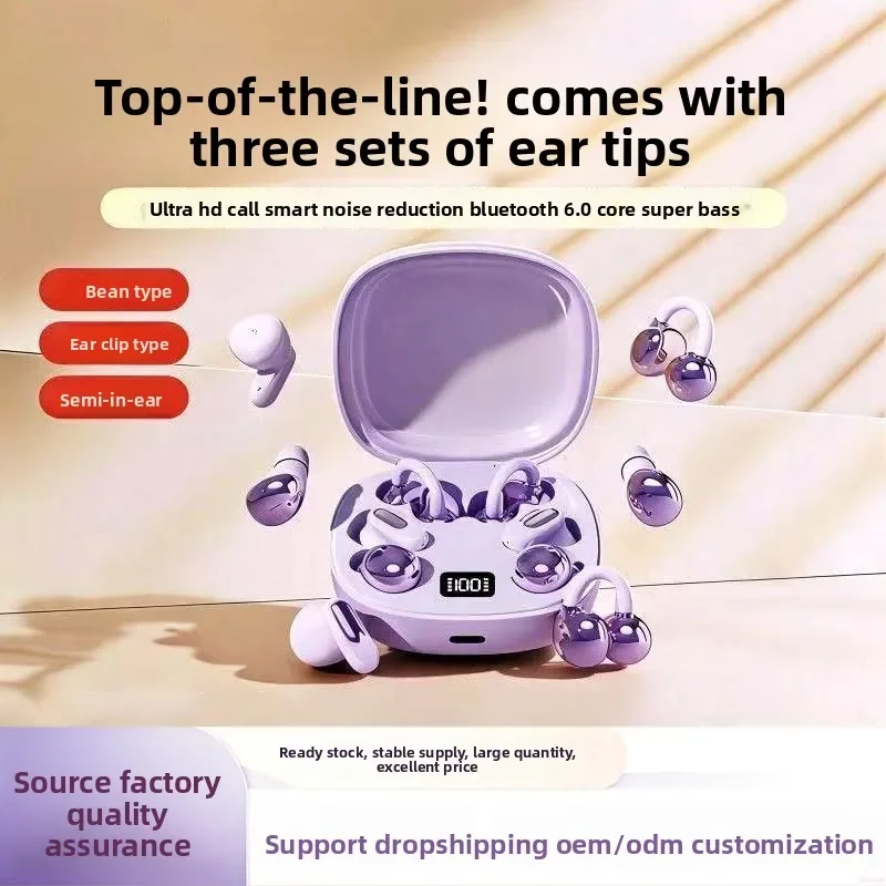 2026 2026 New 3 in 1 Wireless Bluetooth Earbuds Triplet Long Battery Life HD Sound Digital Display - Aliexpress Deal