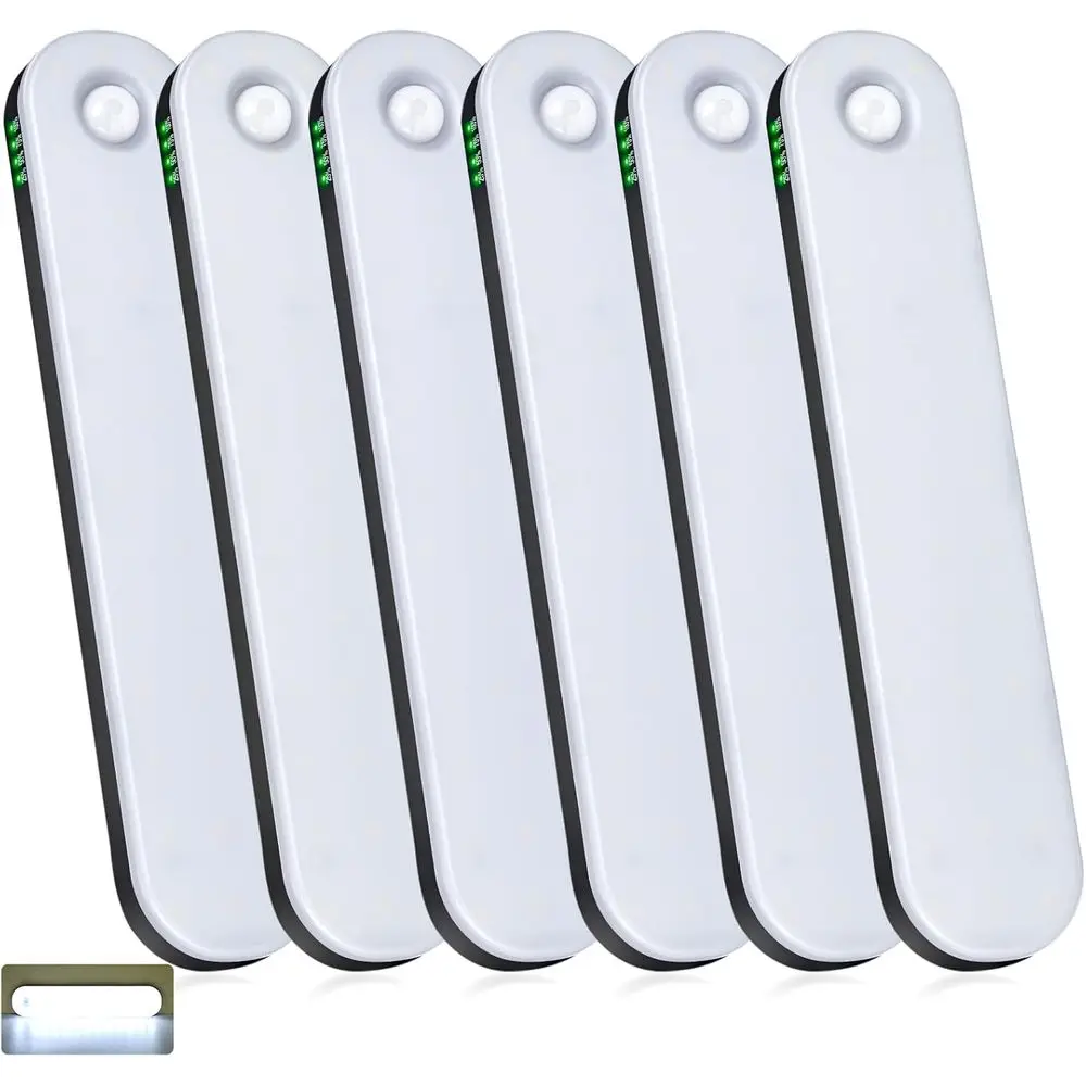 

Under Cabinet Lighting, Motion Sensor Lights Indoor with Soomth Dimming, 2600mAh Rechargeable Closet Lights Wirel, Magnetic Unde