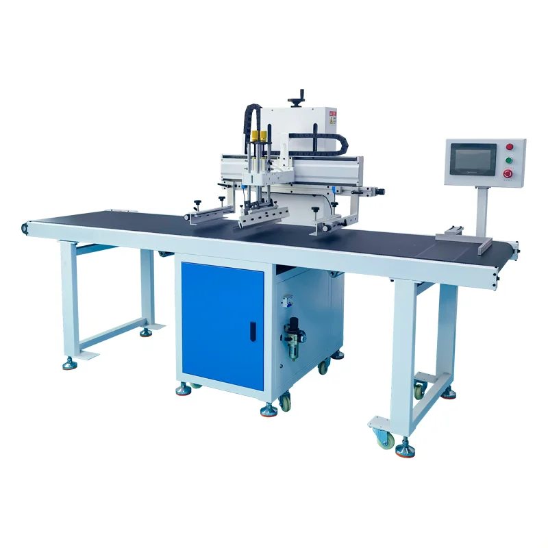 Machine d'impression d'écran de table de travail sous vide de convoyeur, sacs d'impression