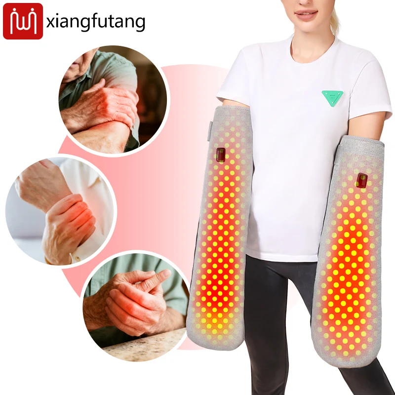 Red Light Heating Long Arm Protector Relieves Hand Joint Pain and Arm Numbness  Promotes Blood Circulation arms warm
