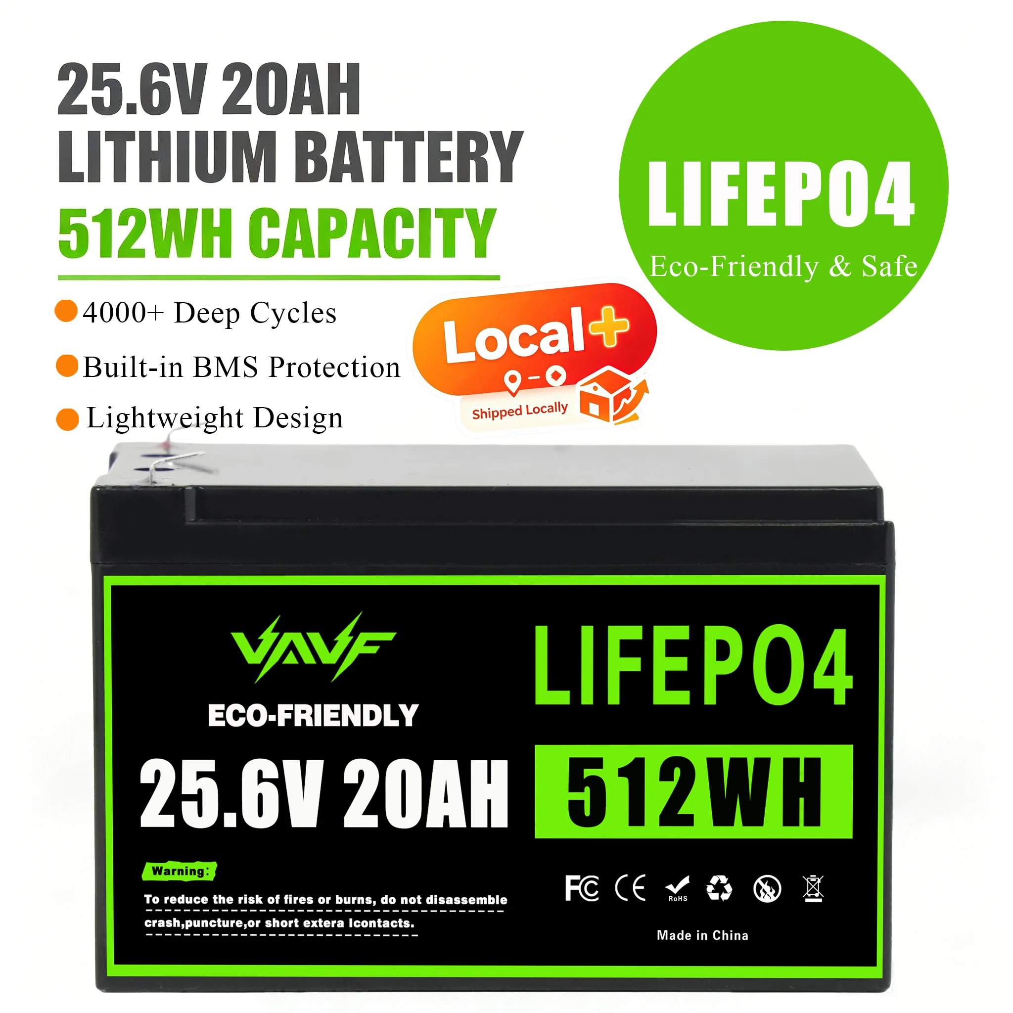 LiFePO4 24V 20000mAh Batteriepack, sichere und stabile Speicherung, lokaler + europäischer Lagerbestand für netzunabhängige Solarstromversorgung, Wohnmobile, Angelboote, USV-Notstromversorgung,