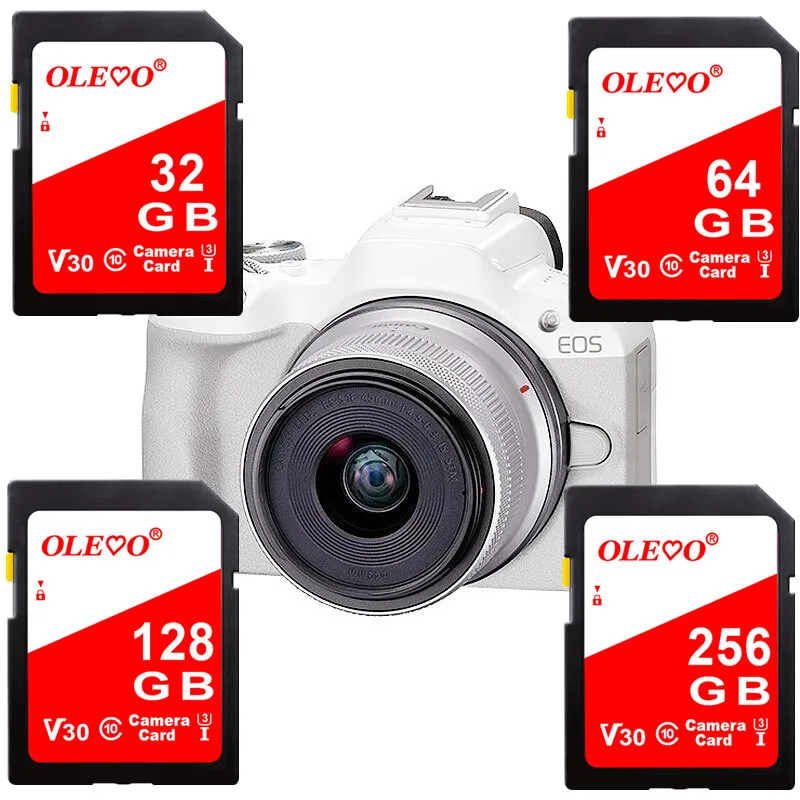 بطاقة SD عالية السرعة 128 جيجابايت A1 لبطاقة ذاكرة الكاميرا 64 جيجابايت U1 بطاقة sd V30 بطاقة SD 32 جيجابايت ذاكرة SD بطاقة C10 للفيديو 1080P