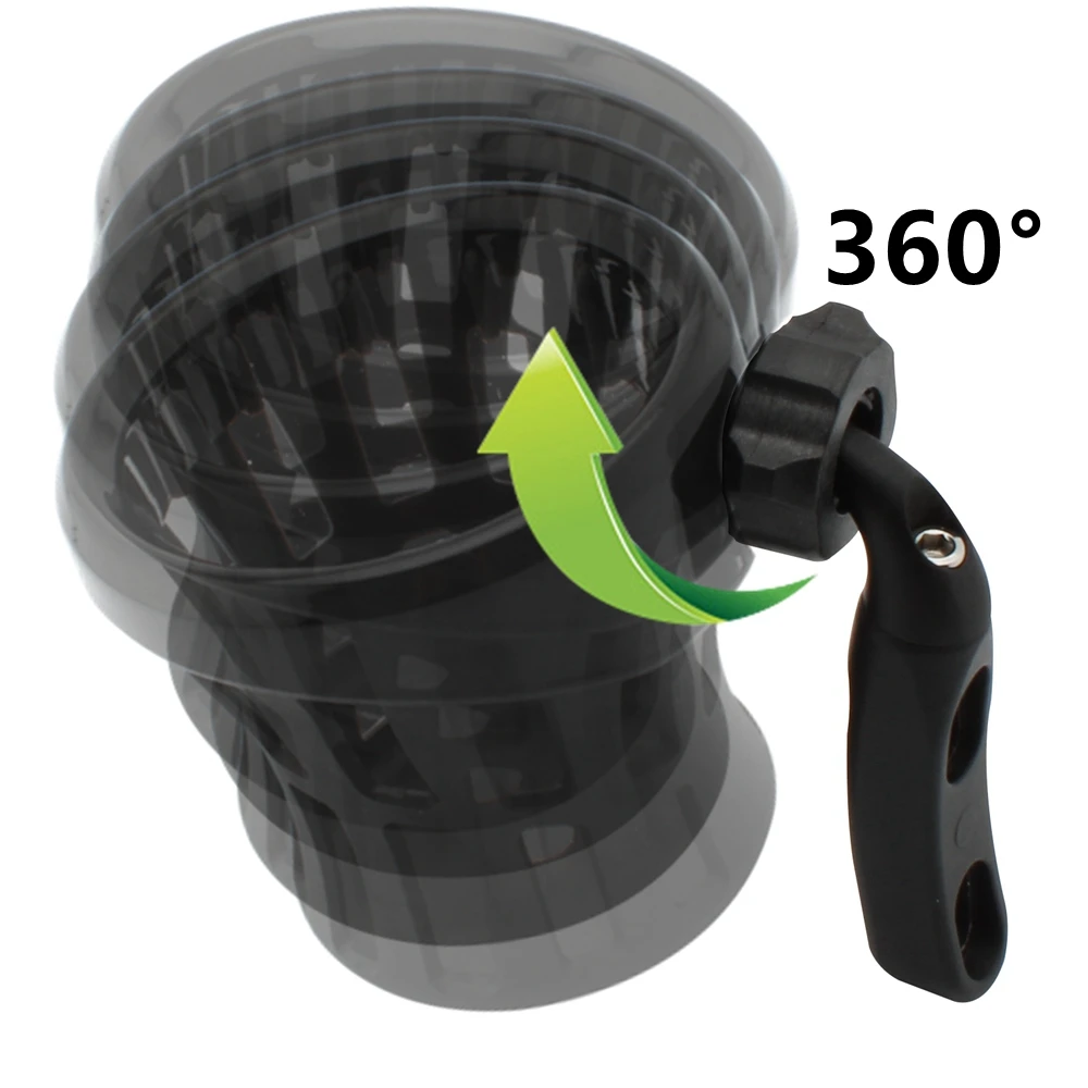 New Black Chrome Motorcycle Drink Holder Bike Water Cup Bottle Holder Handlebar Bottle Holder coffee stand Accessories Rubber image 3