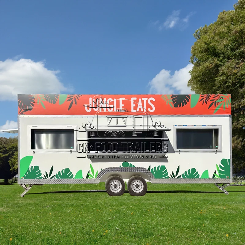 

CN Food Trailer Versatile Fast Food Trailer with Efficient Layout for Maximum Output of Pizza Coffee and Ice Cream Products ﻿