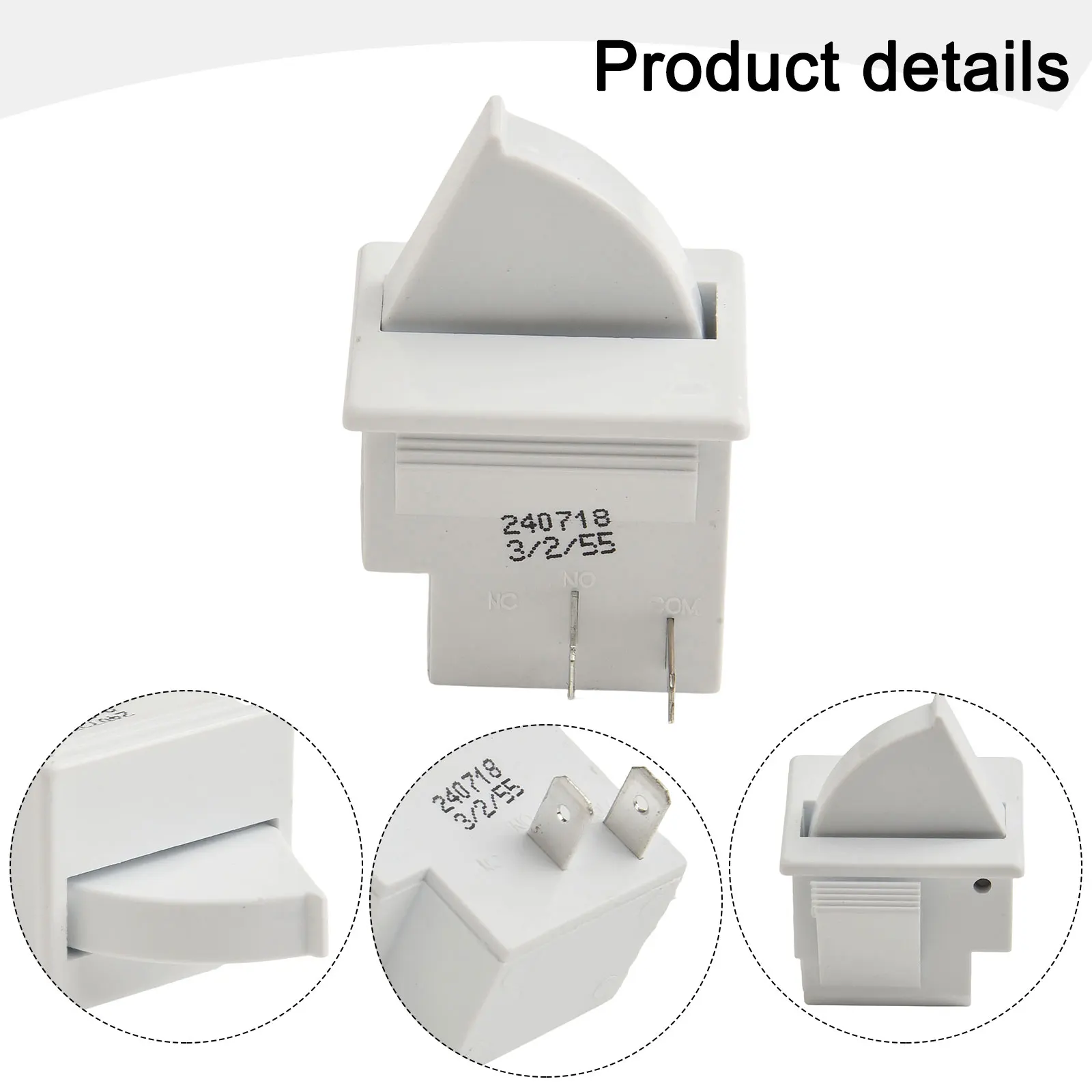3 Pin Light Switch Refrigerator Accessories Home Appliance Repair High-quality Plastic Normally Closed Normally Open