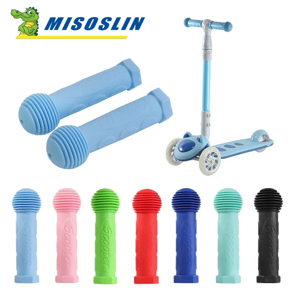 

Non-Slip Rubber Grip Handle Bike Handlebar Grips Cover Anti-skid Bicycle Tricycle Skateboard Scooter For Kids Child Scooters