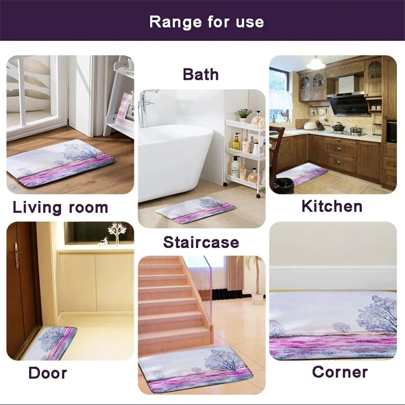 Funny Welcome Mats for Front Door Camper Life Doormat Front Door Mats Non-Slip Hello Mat with Funny Quote Flannel Door Ma