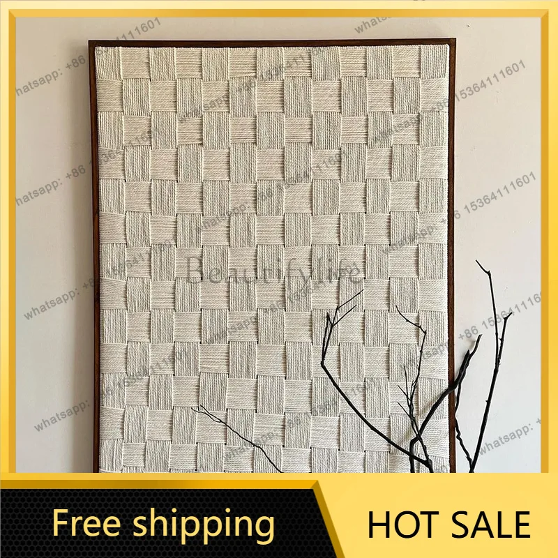 LJY branch cotton rope weaving modern simple living room decoration painting