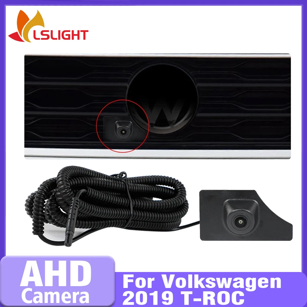 

Автомобильная камера AHD OEM для Volkswagen 2019, T-ROC, камера переднего вида 1080P, ночное видение 150 ° Водонепроницаемый парковочный монитор с объективом «рыбий глаз»