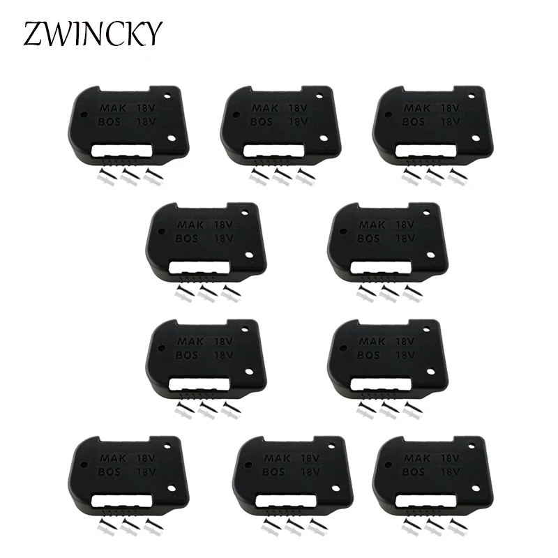 ZWINCKY Hot 18V Battery Mounts Storage Stand Holder Slots Shelf Rack Stands for Makita BL1860B BL1850B BL1860 BL1850