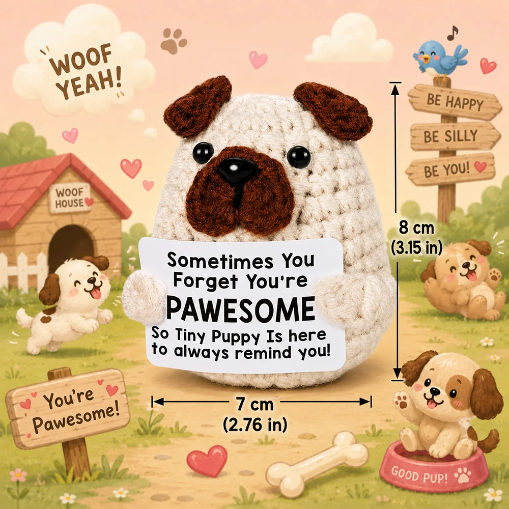 Positive Energie häkeln Puppe Taschenumarmung handgemachte gestrickte Plüsch Kartoffel Pflanze Avocado Biene Schildkröte Ente lustige emotionale Unterstützung Geschenk