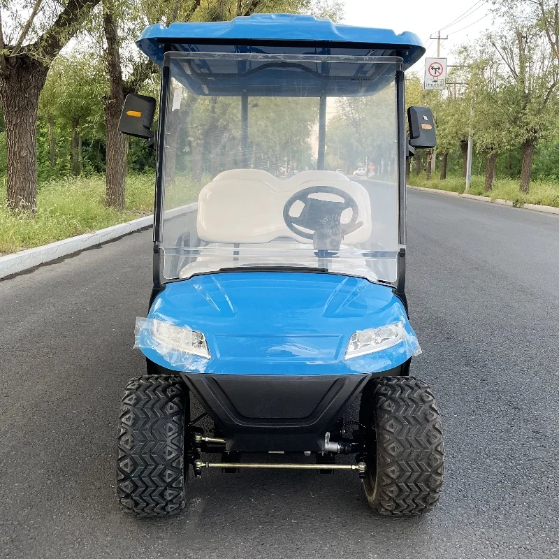 Wholesale Cheap 2 Row 4 Seats Electric Golf Cart with All Colors CE Golf Buggy Trolley for Golf Course