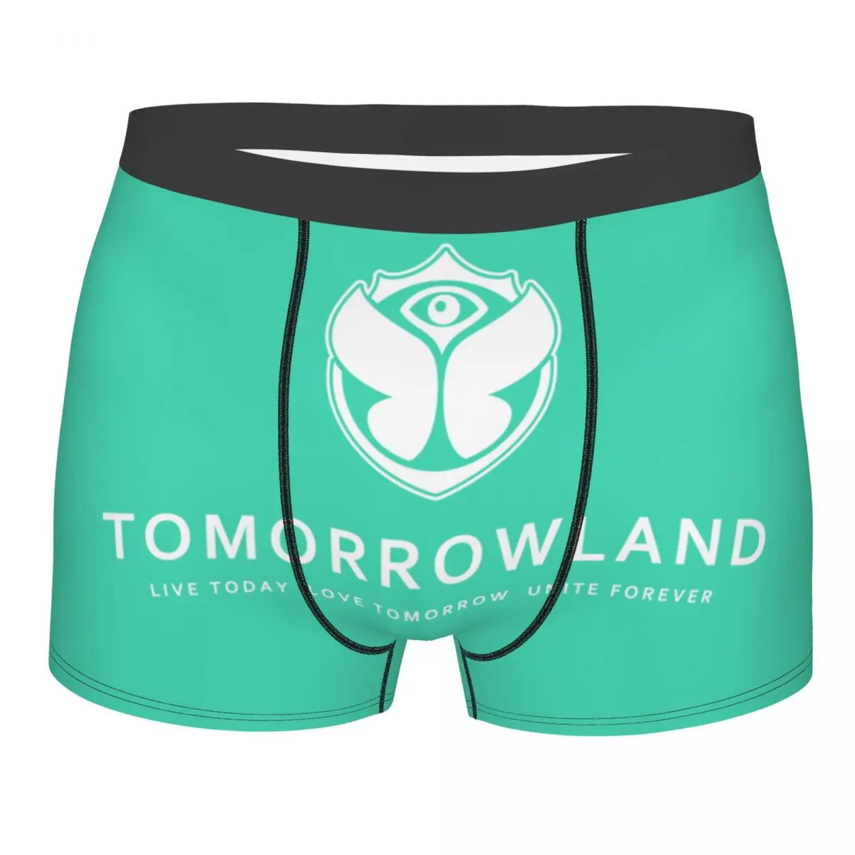 Custom Tomorrowlands Underwear  Print Belgian Electronic Dance Music Festival Boxer Shorts Panties Briefs Breathable Underpants