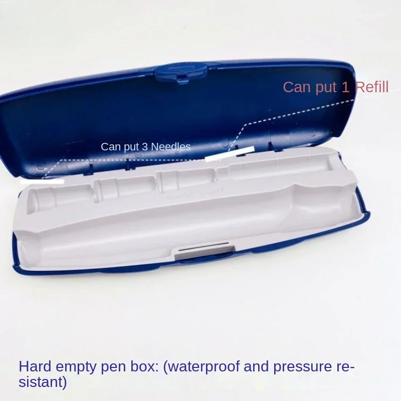 5 PCS Insulin Injection Pen Storage Box Original Pen Box Hard Universal type Compatible with most insulin pens