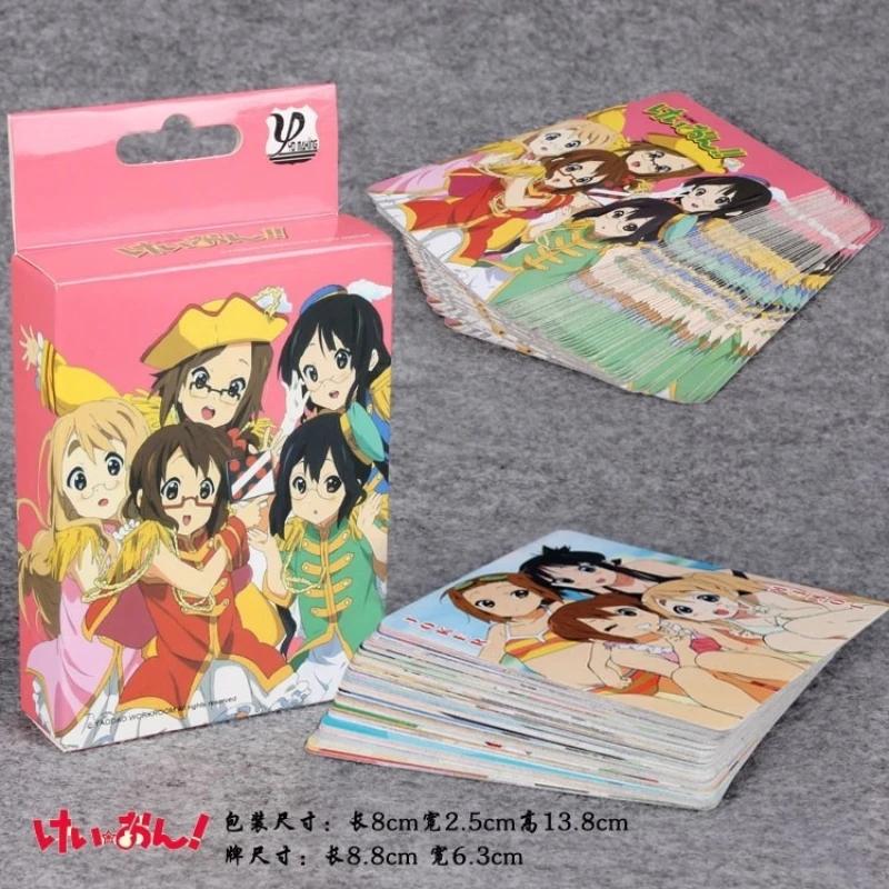 K-ON de Anime Hirasawa Yui Kotobuki Tsumugi Akiyama Mio cartas de póquer