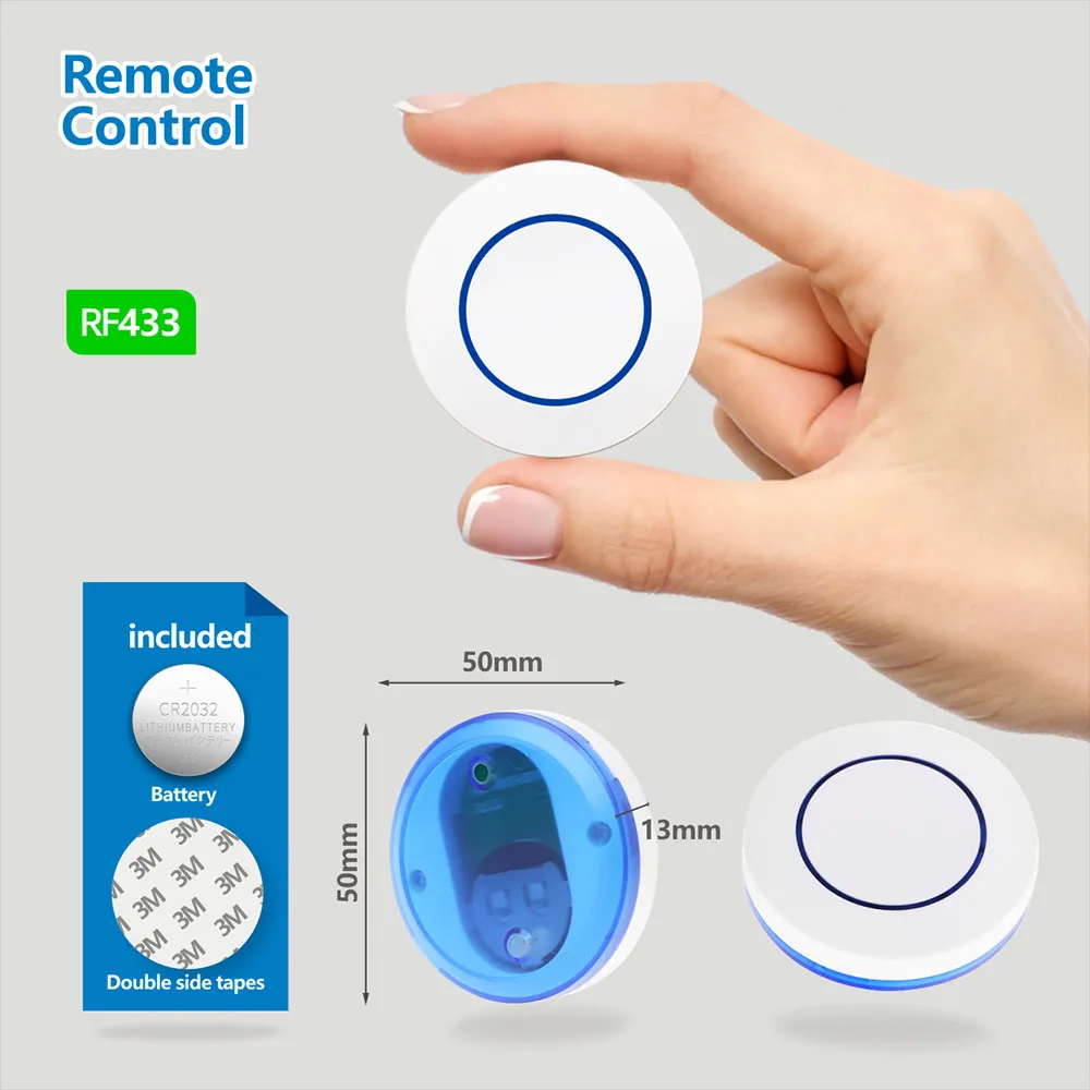 RF 433 Mhz interruttore luce Wireless pulsante interruttore a parete DC 12V 24V 36V 10A trasmettitore Radio remoto ON OFF Led porta elettrica