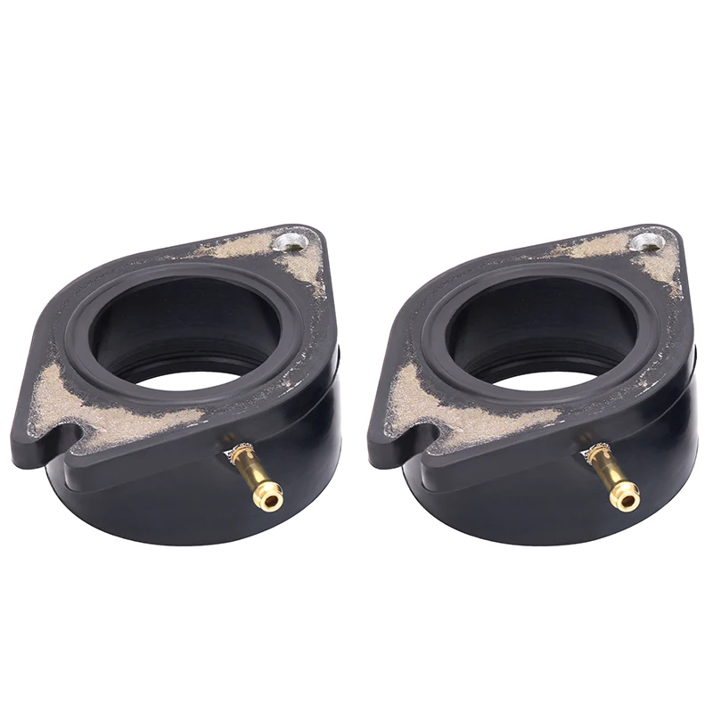 2PCS  Motorcycle Carburetor Intake Manifold For Yamaha XV750 Virago 750 1100 XV920 XV1100  24M-13586-01-00