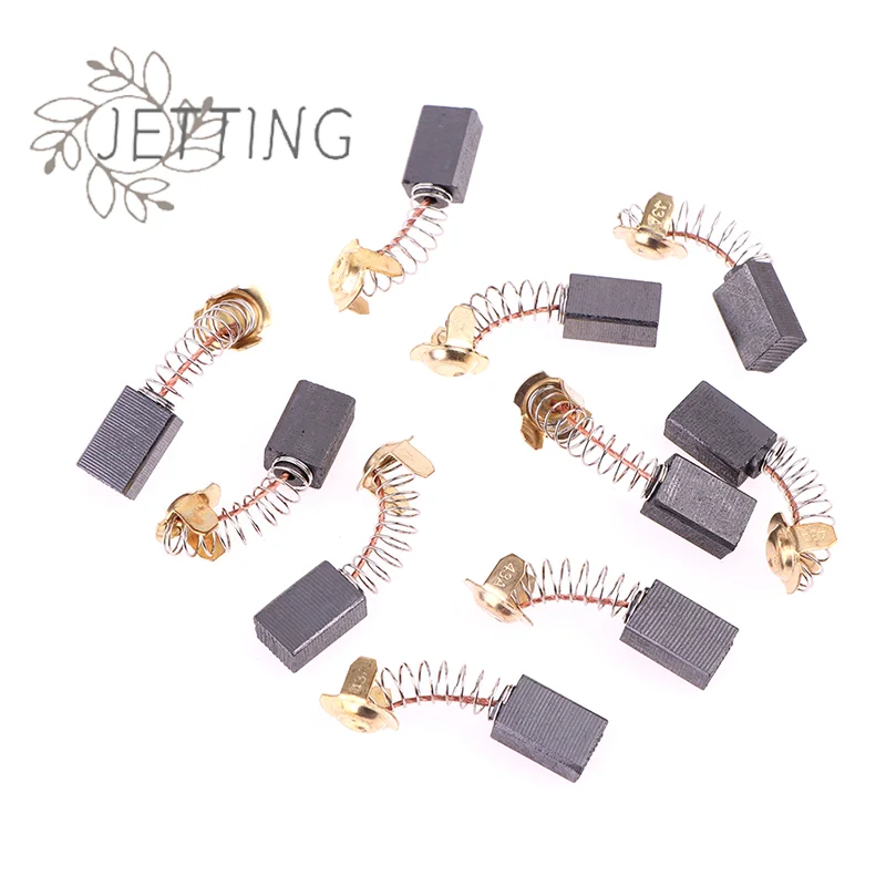 

Hot 10Pcs Angle Grinder Carbon Brushes 7*11*17mm Power Tool Motors Spare Parts