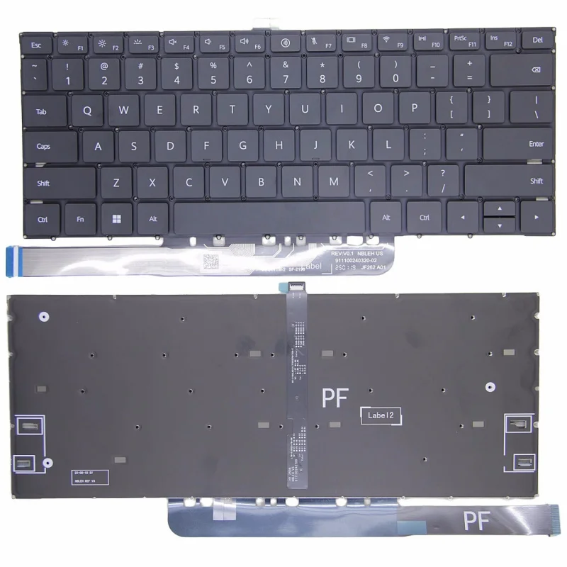

LL+ New For Huawei MateBook MDF-16 MDG-16 MDG-24 FLMH-16 FLMH-32 US Backlit Keyboard