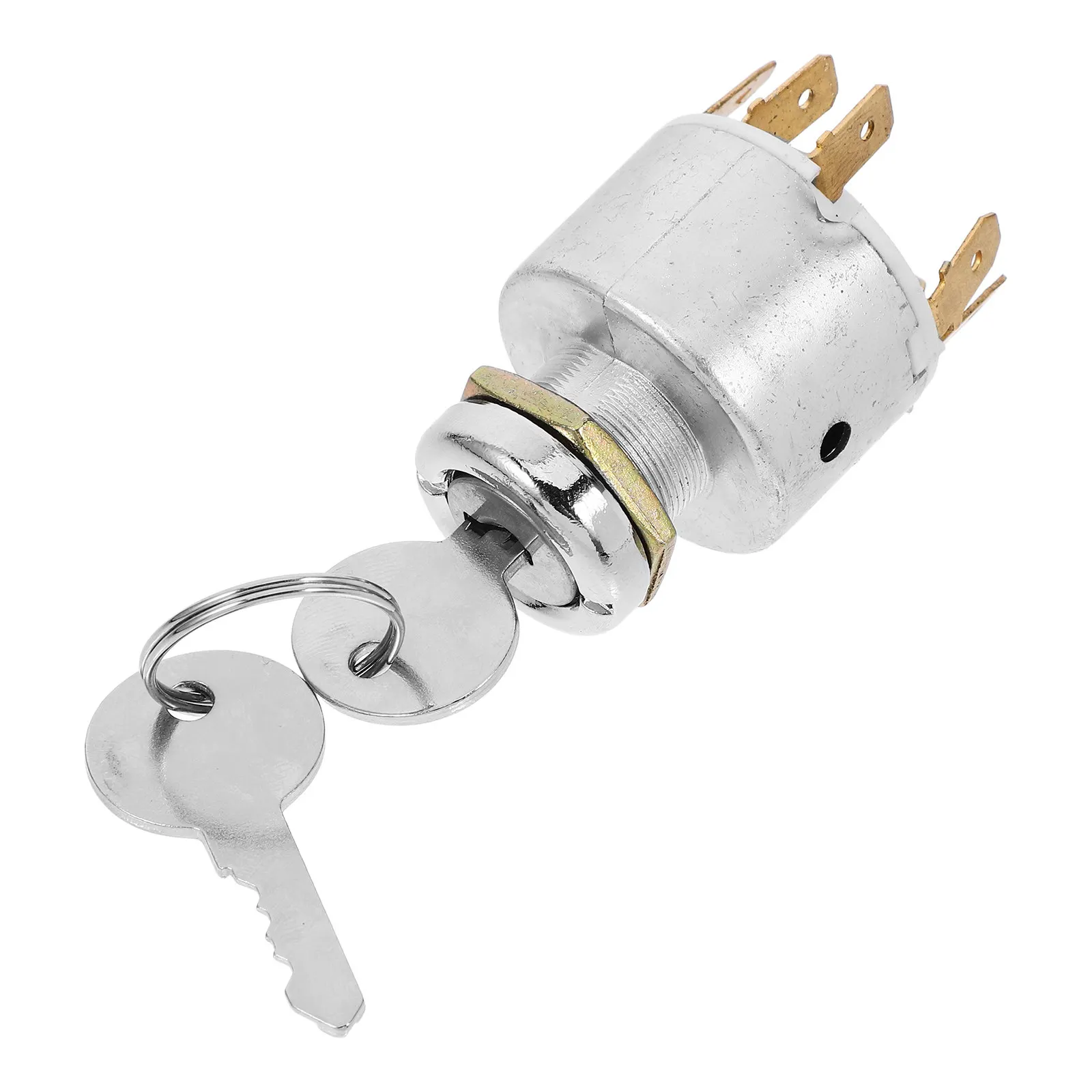 7-Pin 12V Car Ignition Switch Easy Install Durable Compact Lightweight Versatile Accessory Vehicle Protection Ignition Switch