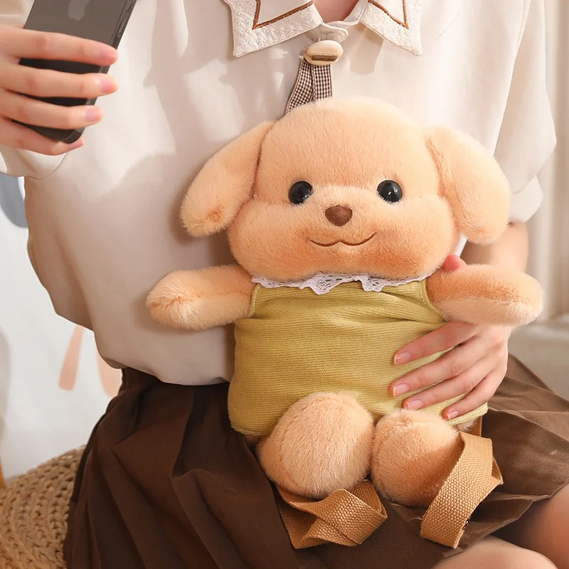 カワイイ-動物の形をしたバックパック,バターの詰め物,ダブルショルダーバッグ,ぬいぐるみ,ギフト,40cm