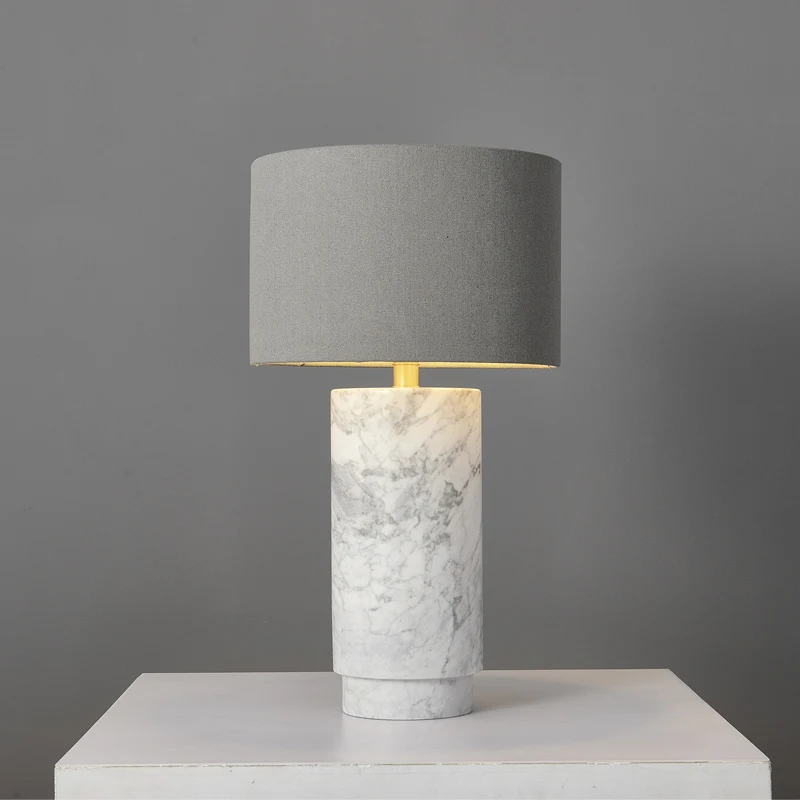 

Light luxury minimalist hotel marble table lamp modern living room table lamp nordic bedroom