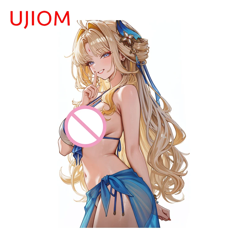 UJIOM Wuthering Waves Suisui‌ Bikini Girl Wall Sticker Premium Waterproof Vinly Decal Suitable For Unique Bedroom Bathroom Decor