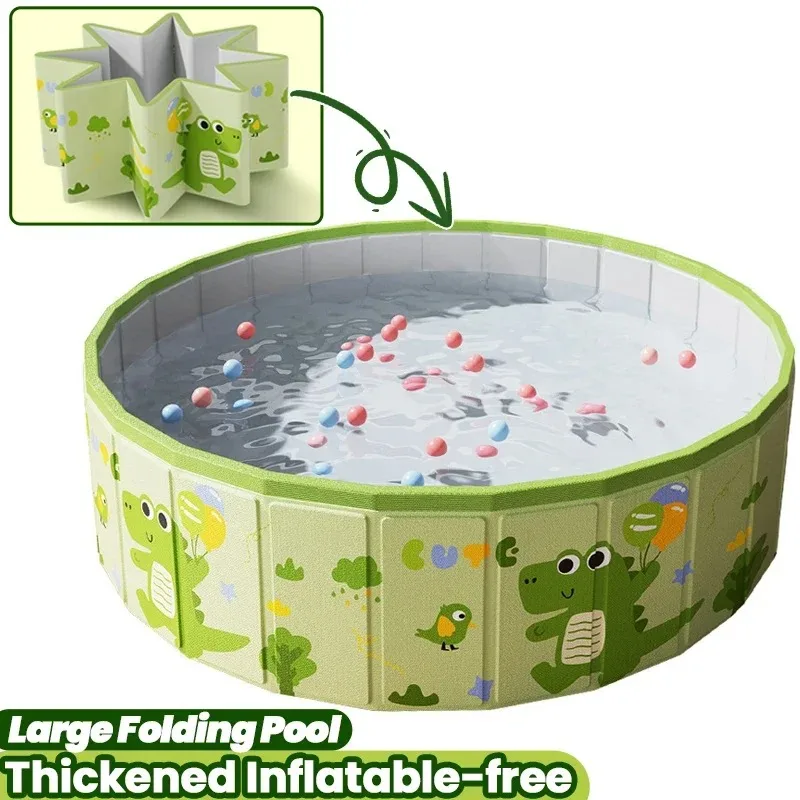 

Большой бассейн 1,2-2 м, складные рамочные бассейны для семьи, утолщенные, износостойкие, на открытом воздухе, ненадувные летние водные игры