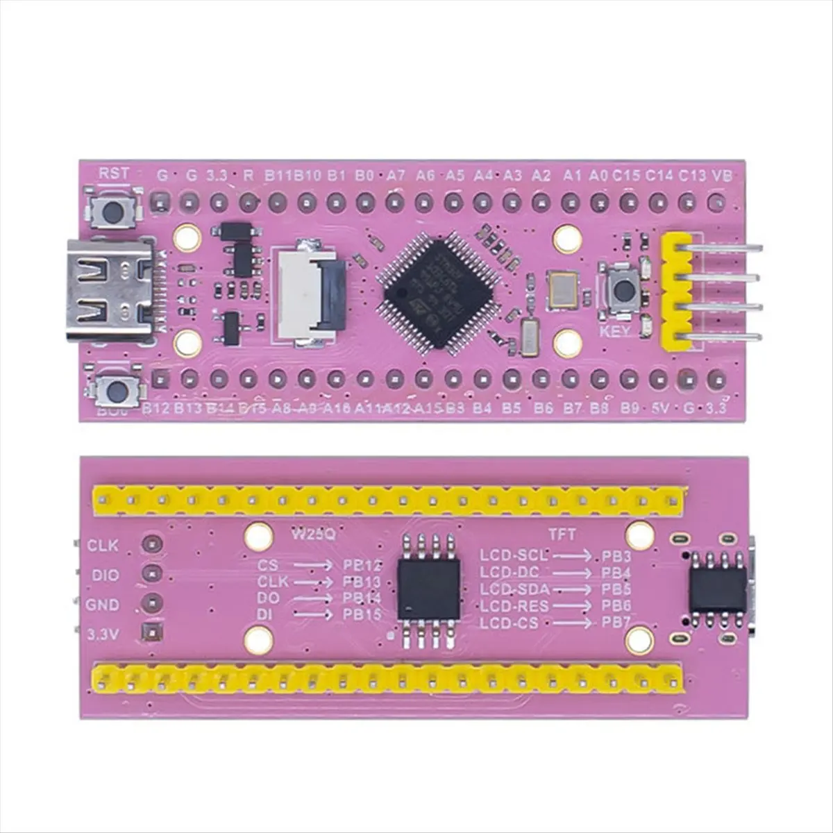 Promotion STM32 TFT Development Board Core Board ARM Microcontroller Type C STM32F103C8T6 B