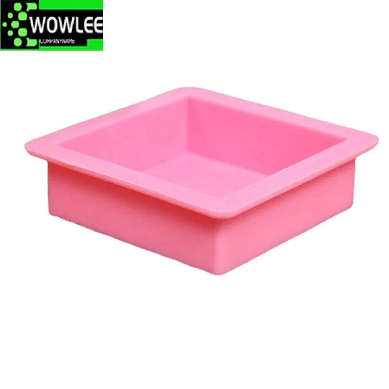 1pc Non-Stick Square Silicone Mold Cake Pan Baking Tools Mould For Cake Heat Resistant Bread Jelly Ice Cake Tool Mold