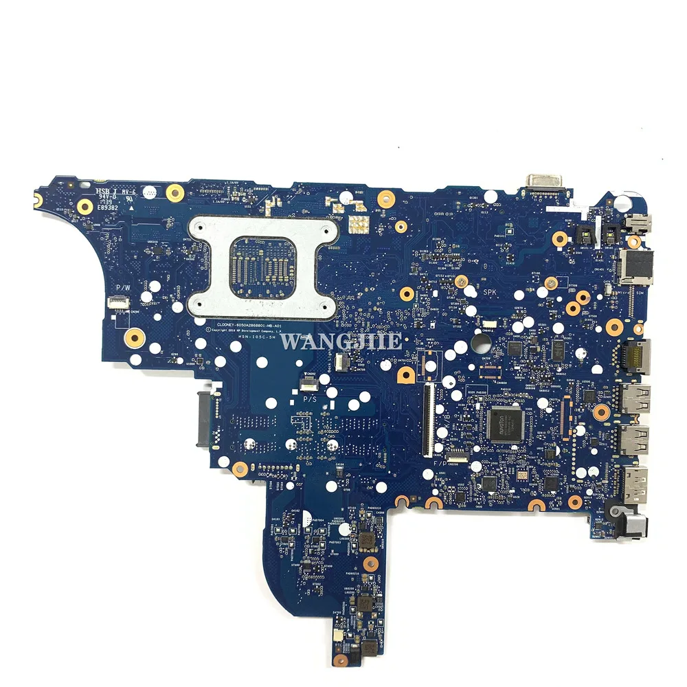 Imagem -02 - Usado Laptop Motherboard 100 de Trabalho para hp Probook 650 g3 6050a2868801-mb601 918110001 918110-601 918109-001 I77820hq Cpu