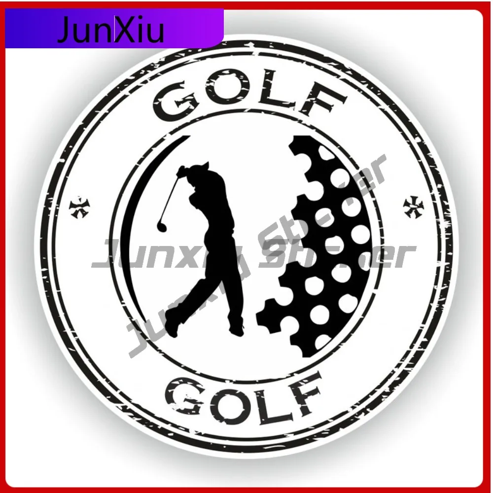 

Golf Sports Vinyl Sticker Round Seal Anti Scratch Decals Decorative Decals Suv Window Cover Scratch Sticker Motorcycle Bicycle