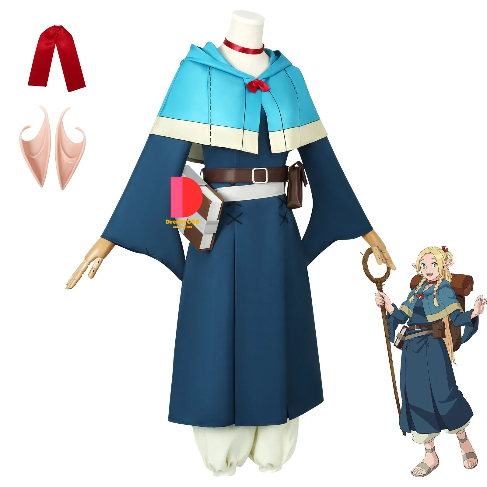 Marcille Donato Cosplay Costume Anime Delicious in Dungeon Cosplay Budget-Friendly Women Exclusive Design Party Essential