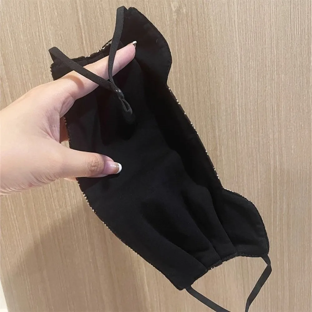 新しいヒョウ柄暖かいマスク洗えるセクシーなフェイスベール防塵通気性フェイシャルジニ女性