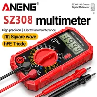 Digital Multimeter Square Wave Test ANENG SZ308Voltage Resistance Meter AC/DC Current Meter Electrician LCD Backlight Ohm tool
