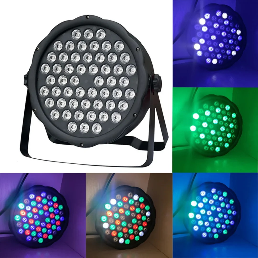 Imagem -03 - Disco Led Light Party Lamp dj Lamp Efeito de Palco Decorativo Projetor Par Lamp Rgb 54 Ktv Bar Dmx512 Profissional